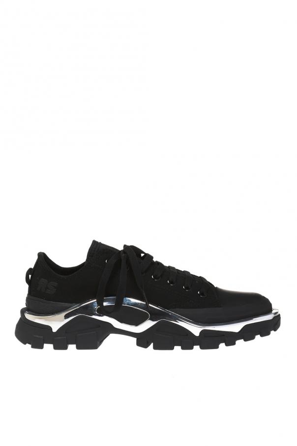 Black 'Detroit Runner' sport shoes ADIDAS by Raf Simons - Vitkac